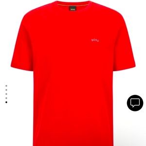 HUGO BOSS REGULAR-FIT LOGO T-SHIRT IN ORGANIC COTTON